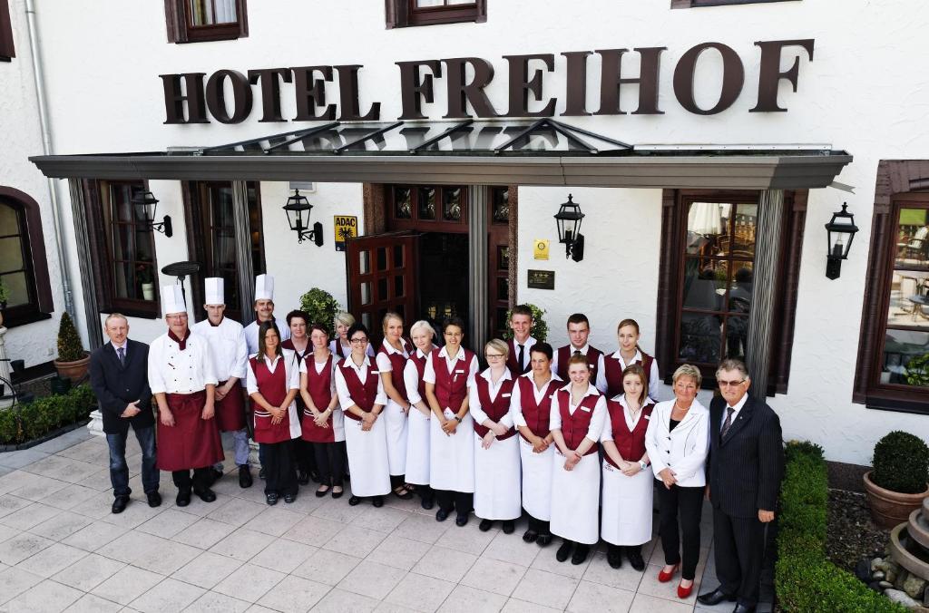 Hotel Freihof Hiddenhausen Esterno foto